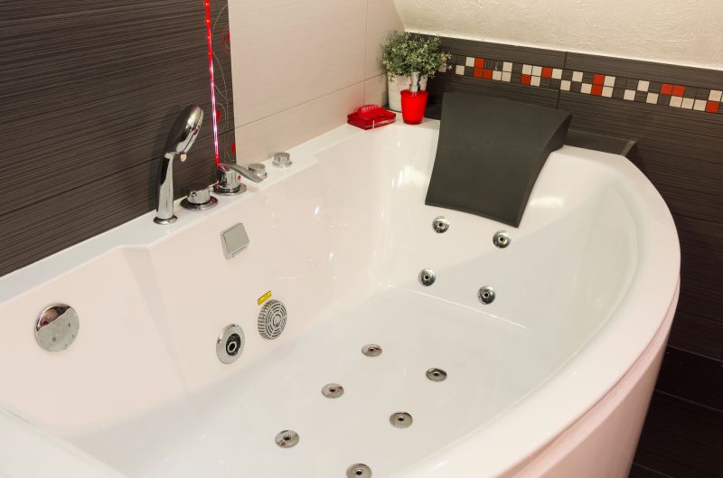 Modern Tub with Jets
